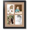 ArtToFrames Collage Photo Picture Frame with 4 - 5x7 inch Openings, Framed in Black with Over 62 Mat Color Options and Regular Glass (CSM-3926-3)